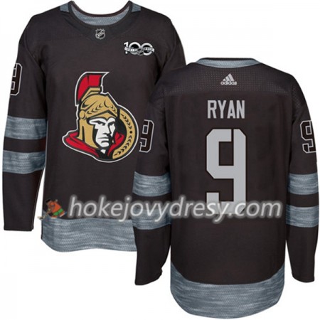 Pánské Hokejový Dres Ottawa Senators Bobby Ryan 9 1917-2017 100th Anniversary Adidas Černá Authentic